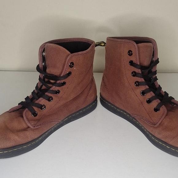 Dr Martins Shoreditch Canvas Boots Size 8 - Picture 4 of 7